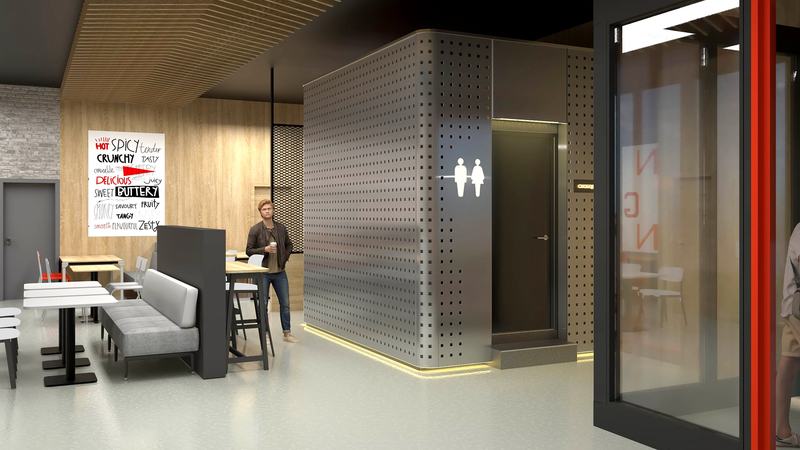ОАЗИС 180° в интерьере ресторана